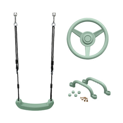 Zaislu_rinkinys_Pastele_zalia|Zaidimu_vairas_pastelinis_zalias_1|Plastikiniu_rankeneliu_komplektas_pastelinis_zalias|Pakabinamos_supyness_pastelines_zalios_spalvos