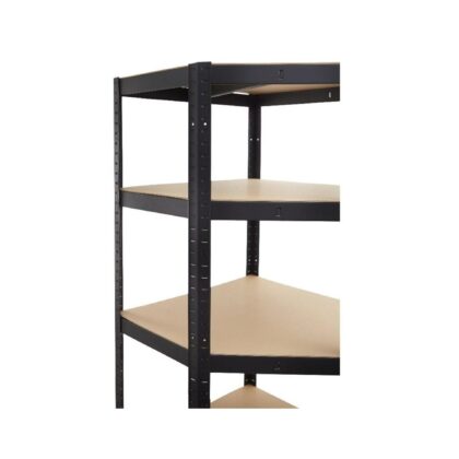 Kampinė sandėliavimo lentyna - stelažas, 180x70x70x40cm, 175kg
