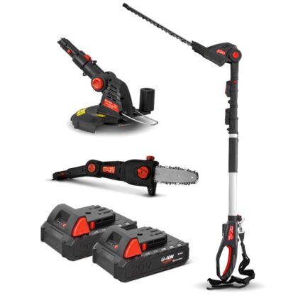 Sodo įrankių įkrovimas. 3 in 1 20V litas