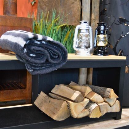 Lauko suolas su malkų laikymo vieta - Image 3