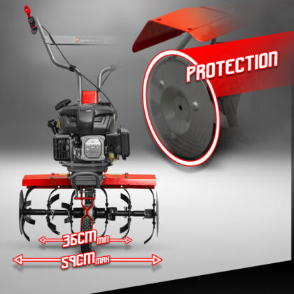 Benzininis kultivatorius ELEM GARDEN MTBT59-CC139L - Image 5