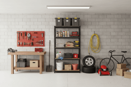 Sandėliavimo lentyna - stelažas 180x75x35 cm, 150 kg, juoda - Image 2