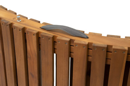 Sulankstomas gultas su staliuku „Catania“, pilkas - Image 11