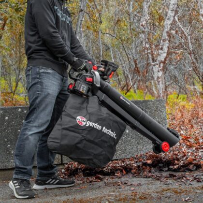 Vakuuminis pūstuvas šlifuoklis 2X20V 2 Bat. 2Ah