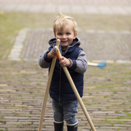 Vaikiškas sodo įrankių rinkinys su laistytuvu, žalias - Image 5