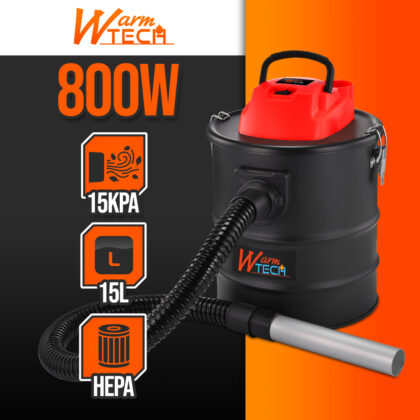 Pelenų siurblys 800W Warmtech, WTABID15L-800BF - Image 4