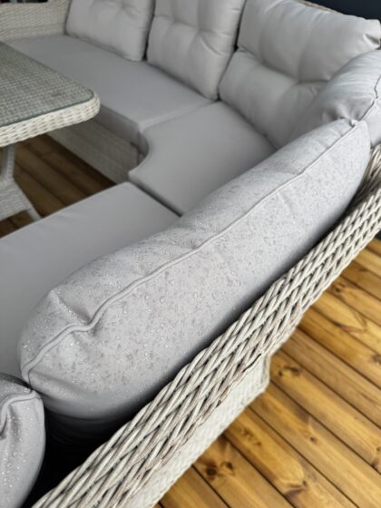 Lauko baldų komplektas HATIS „Matera”, smėlio spalvos - Image 4