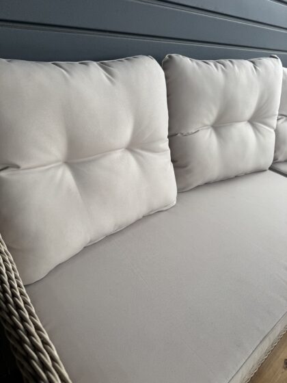 Lauko baldų komplektas HATIS „Matera”, smėlio spalvos - Image 5