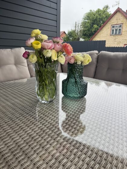 Lauko baldų komplektas HATIS „Matera”, smėlio spalvos - Image 10