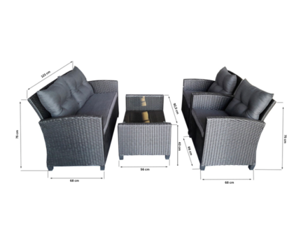 Lauko baldų komplektas "Granada" - Image 20