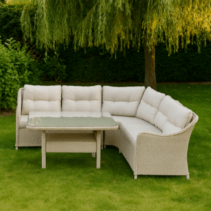 Lauko baldų komplektas HATIS „Matera”, smėlio spalvos - Image 17