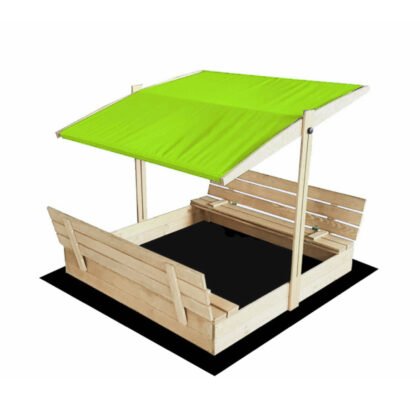 Impregnuotas smėliadėžės stogelis 120×120 cm, žalias - Image 10