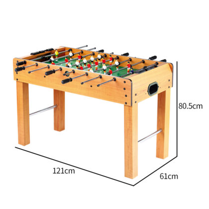 Medinis žaidimų stalas „Stalo futbolas“, 121 x 61 x 80.5 cm - Image 4