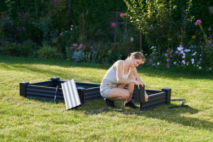 Pakeltų lysvių prailginimo rinkinys, antracito - Image 2