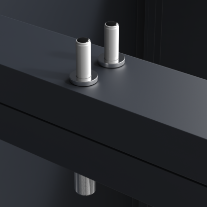 Metalinė keturguba konteinerio stoginė HATIS, antracito - Image 16