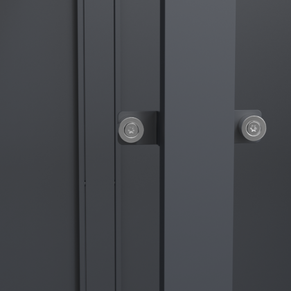 Metalinė keturguba konteinerio stoginė HATIS, antracito - Image 13