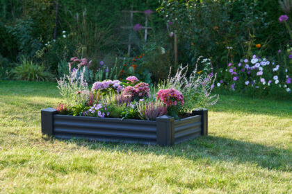 Pakelta lysvė HDPE ECO, 115 x 95 cm, antracito - Image 2