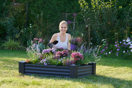 Pakelta lysvė HDPE ECO, 115 x 95 cm, antracito - Image 3