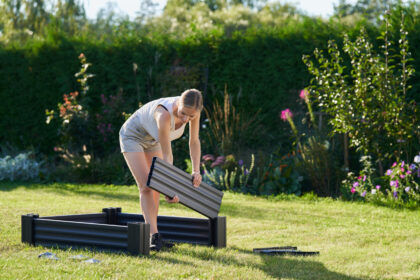 Pakelta lysvė HDPE ECO, 115 x 95 cm, antracito - Image 4