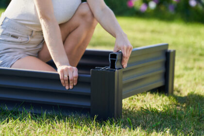 Pakelta lysvė HDPE ECO, 115 x 95 cm, antracito - Image 5