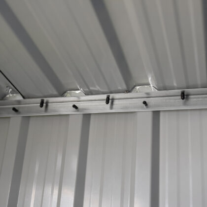 Metalinis sandėliukas "Apuokas" su malkine, 10 m2 - Image 8