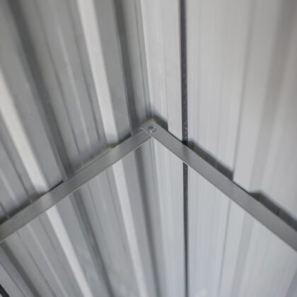 Metalinis sandėliukas "Apuokas" su malkine, 10 m2 - Image 11