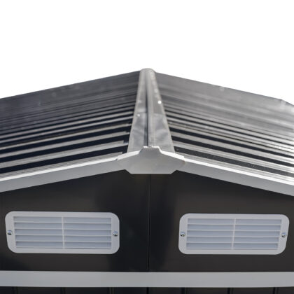 Metalinis sandėliukas "Apuokas" su malkine, 10 m2 - Image 15