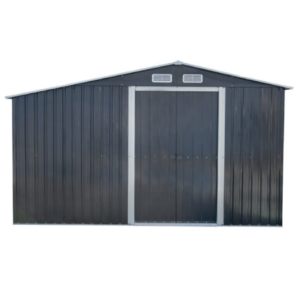 Metalinis sandėliukas "Apuokas" su malkine, 10 m2 - Image 3