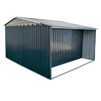 Metalinis sandėliukas "Apuokas" su malkine, 10 m2 - Image 5