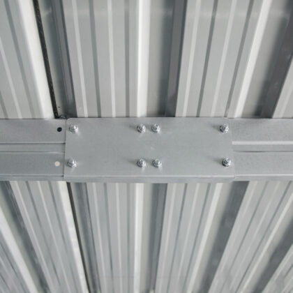 Metalinis sandėliukas "Apuokas" su malkine, 10 m2 - Image 27