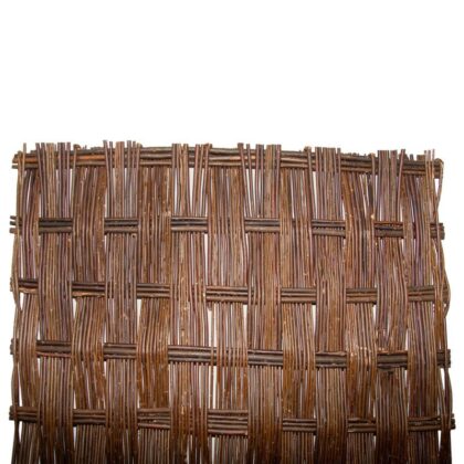 Dekoratyvinė pinta tvorelė, 180×90 cm, ruda - Image 6