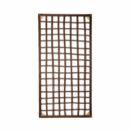 Dekoratyvinė tvorelė, 180×90 cm, ruda - Image 8