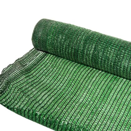 Žalias apsauginis tinklas nuo saulės, 62 g/m², 1,5 m x 25 m - Image 3