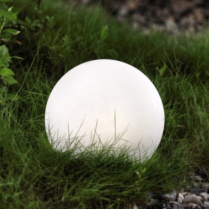 Lauko šviestuvas su saulės baterija "Rutulys", 20 cm - Image 6