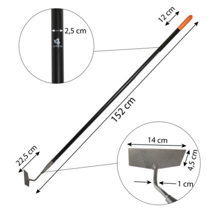 Metalinis kauptukas, 152 cm - Image 3