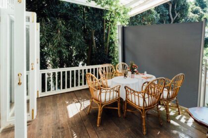 Šoninė lauko markizė, 2 x 3 m, pilka - Image 2