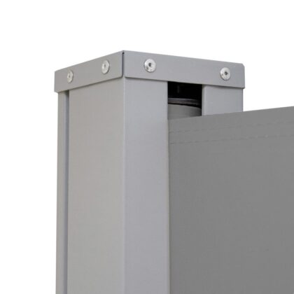 Šoninė lauko markizė, 2 x 3 m, pilka - Image 8