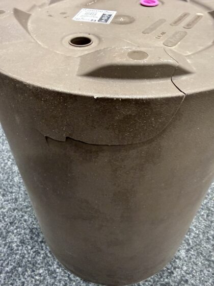 Vazonas "Granitas" su vandens rezervuaru, 53 cm_prekė su defektu - Image 2