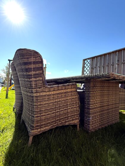 Lauko baldų komplektas „Bosa”, pilkas - Image 14