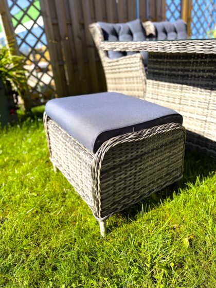 Lauko baldų komplektas „Bosa”, pilkas - Image 5