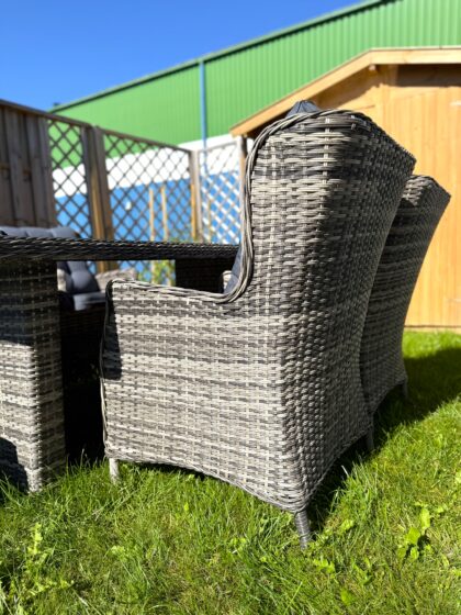 Lauko baldų komplektas „Bosa”, pilkas - Image 6