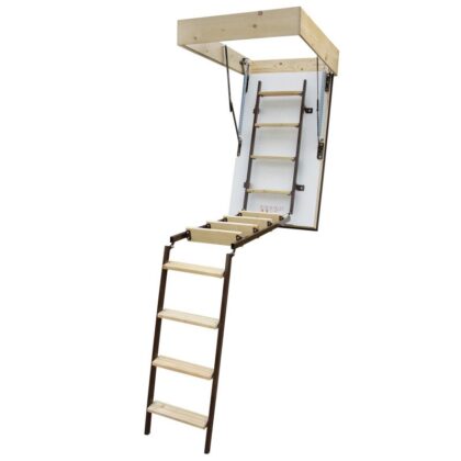 Metaliniai palėpės laiptai „Stallux“ 90 x 80 cm - Image 5