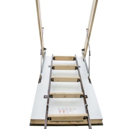 Metaliniai palėpės laiptai „Stallux“ 90 x 80 cm - Image 7