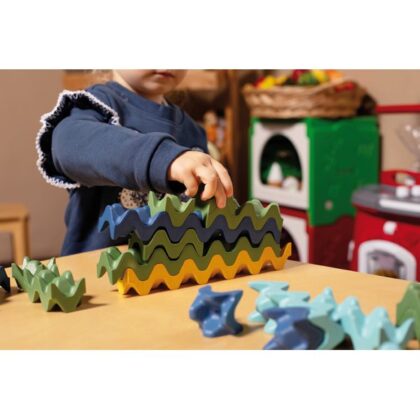 Spalvotų kaladėlių konstruktorius, 90 vnt - Image 3