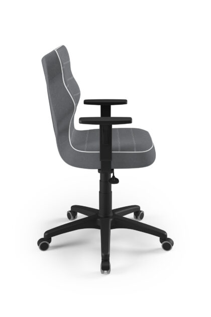 Ergonomiška vaikiška kėdė Petit ,,Duo", 6 dydis, pilka / juoda - Image 2