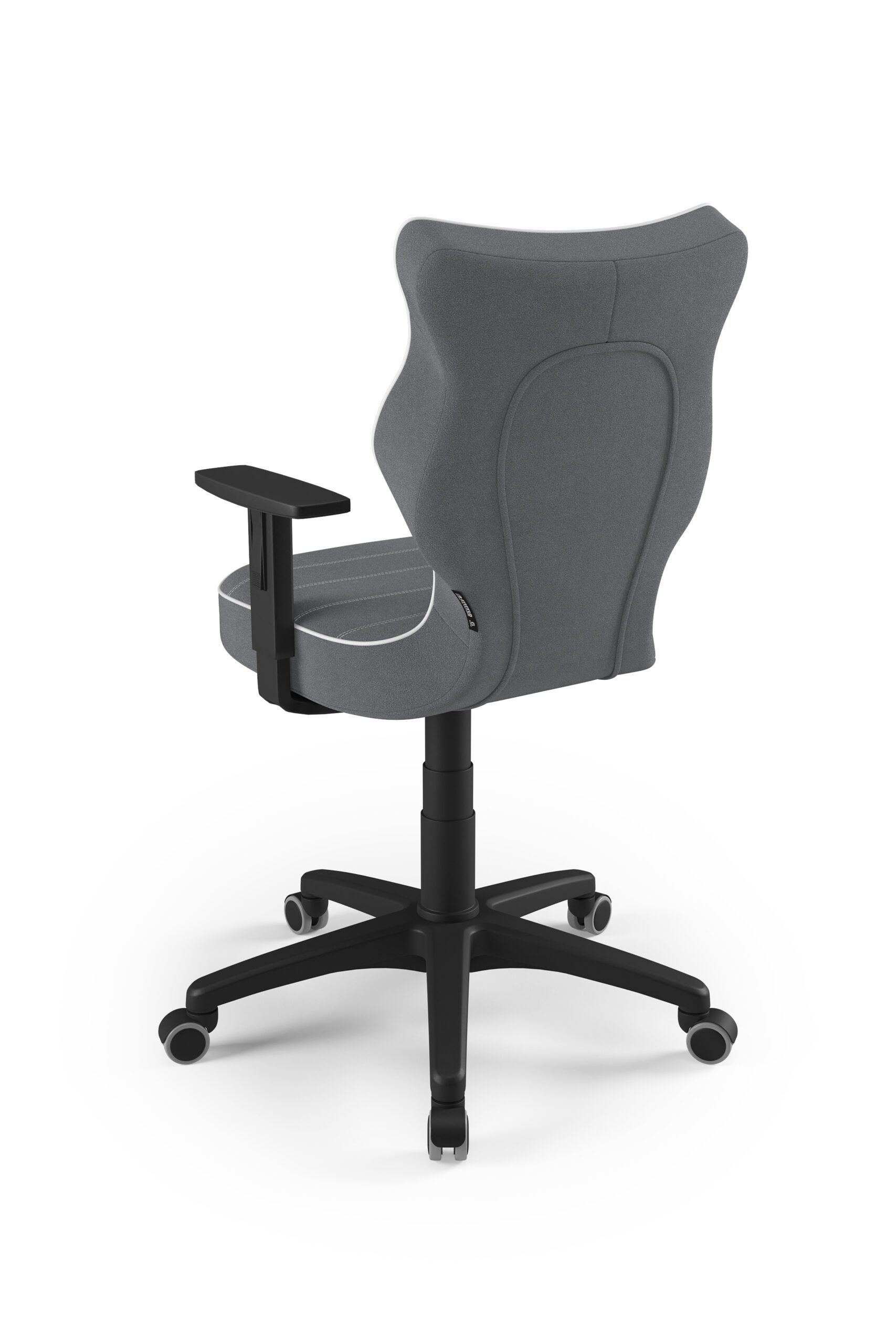 Ergonomiška vaikiška kėdė Petit ,,Duo", 6 dydis, pilka / juoda - Image 3