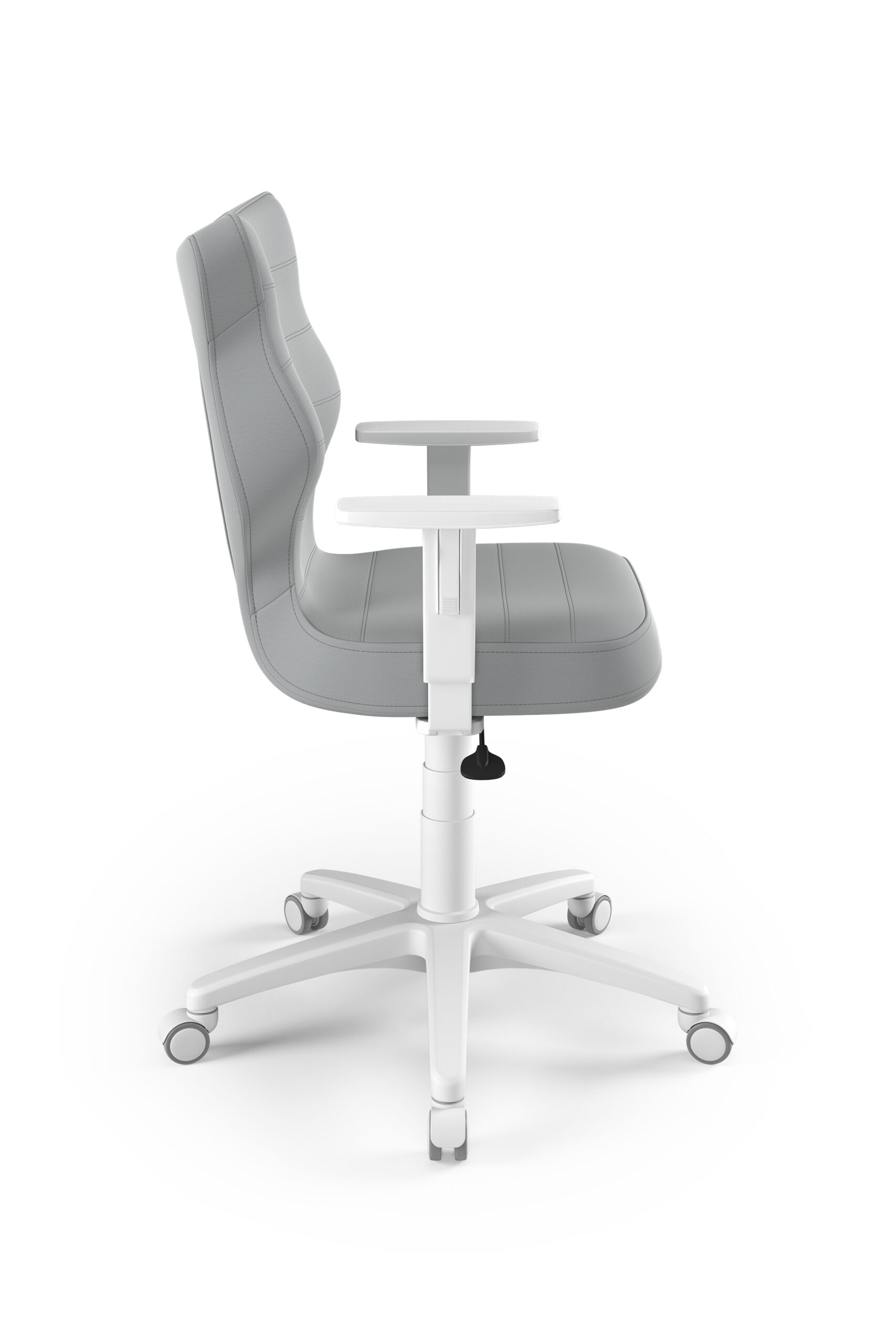 Ergonomiška vaikiška kėdė Petit ,,Duo", 6 dydis, pilka / balta - Image 2