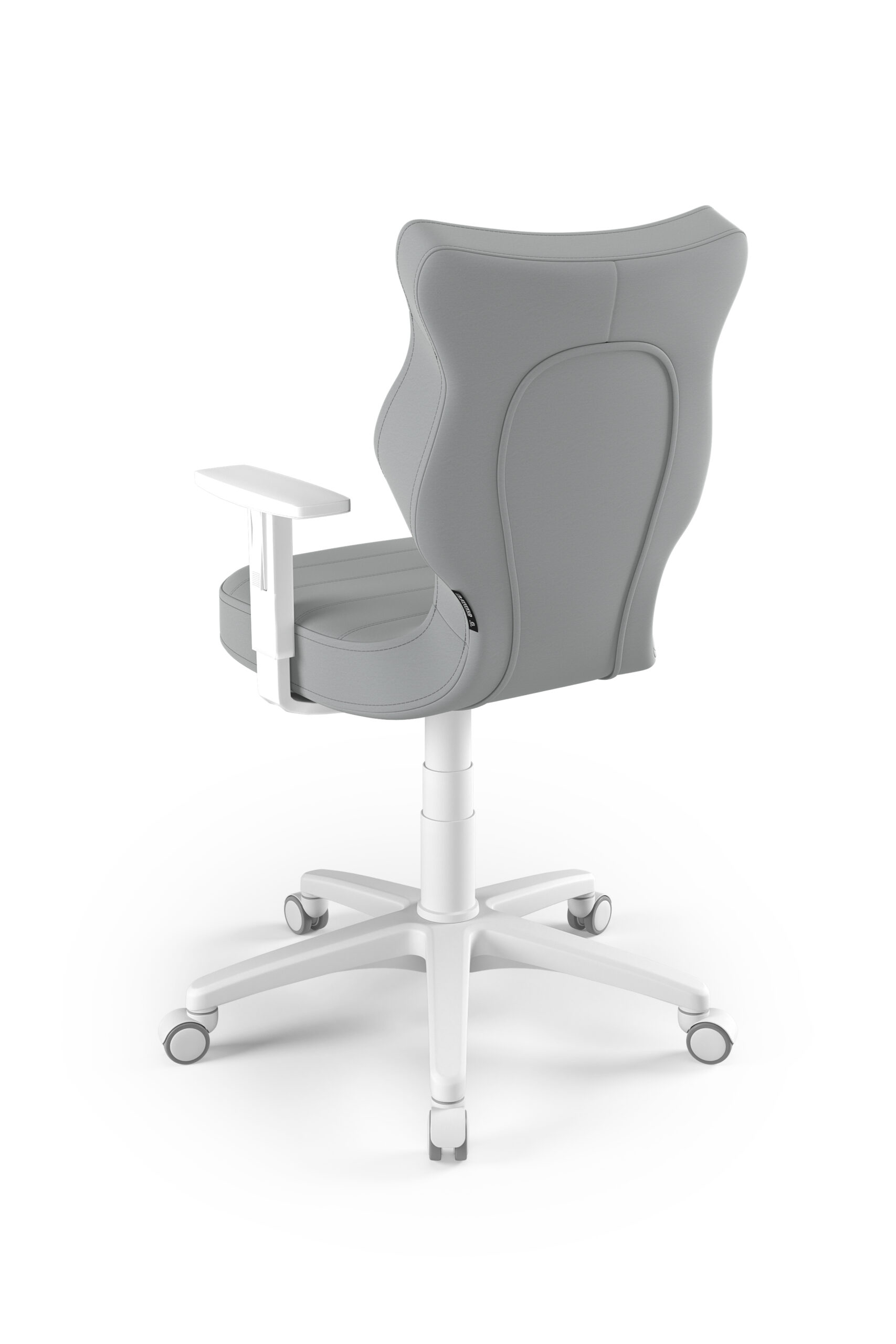 Ergonomiška vaikiška kėdė Petit ,,Duo", 6 dydis, pilka / balta - Image 3