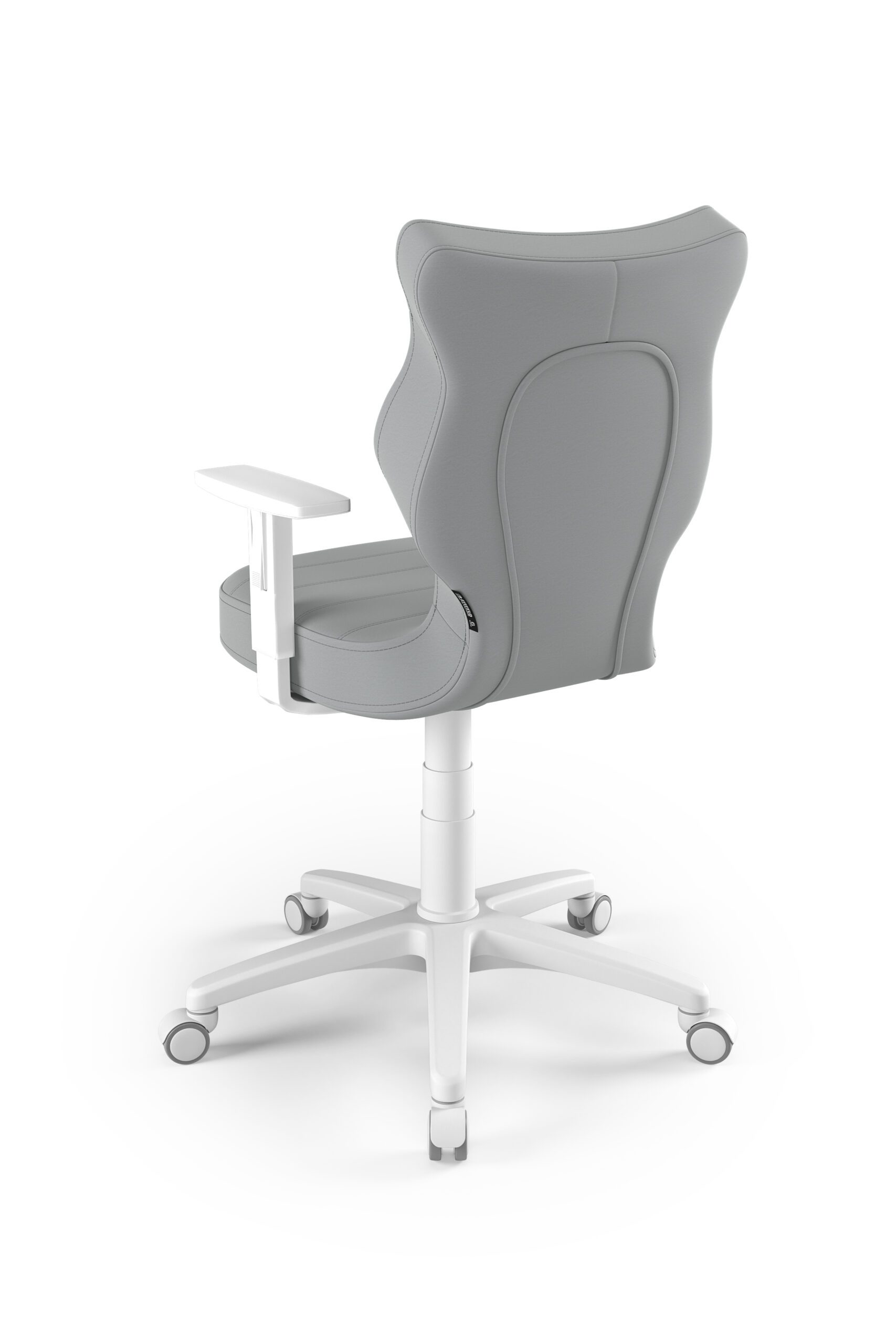 Ergonomiška vaikiška kėdė Petit ,,Duo", 5 dydis, pilka / balta - Image 3