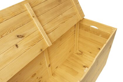 Medinė dėžė, 200 L